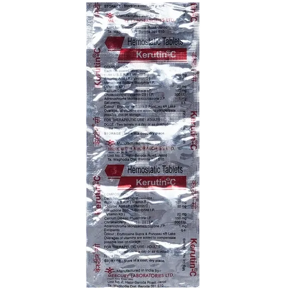 kerutin c tablet 10's